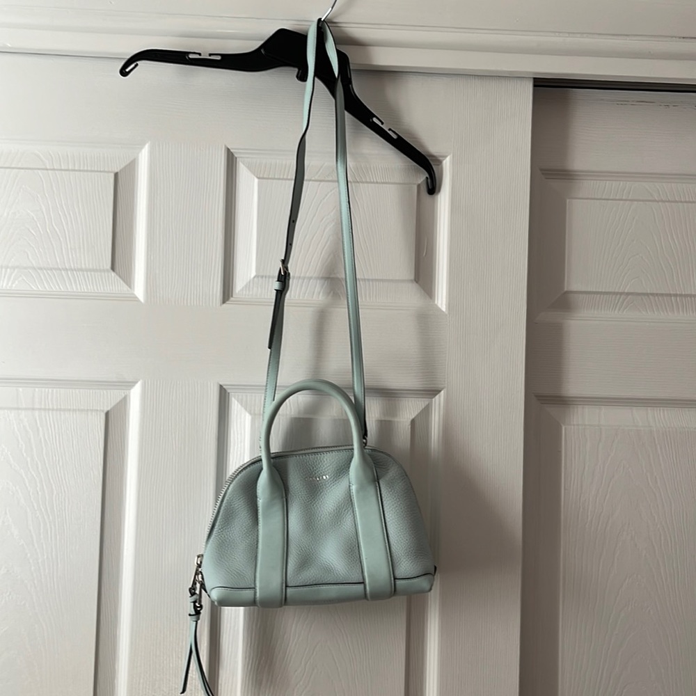 Pastel blue coach bag